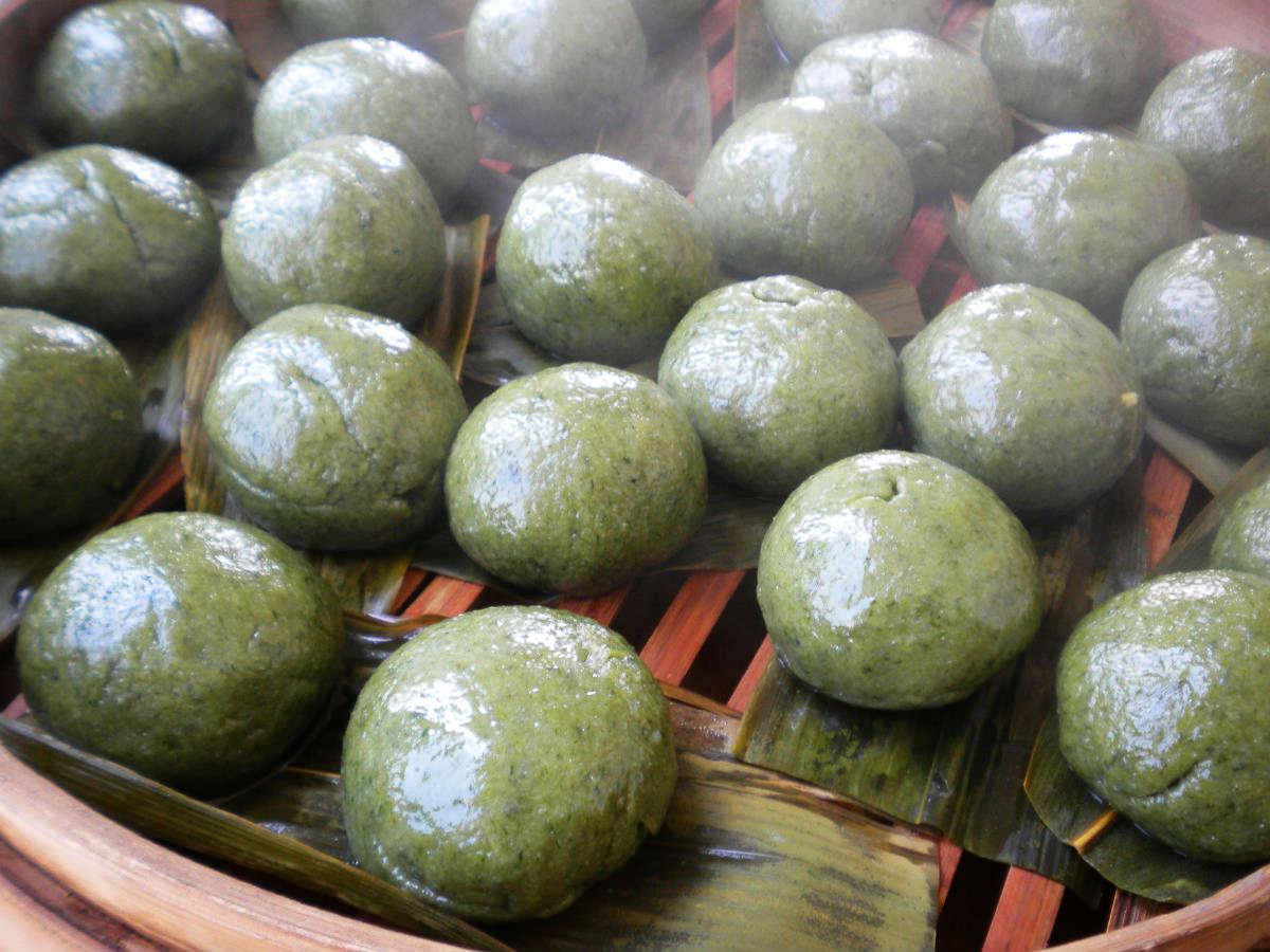 清明吃青團(tuán) 溫馨在南都